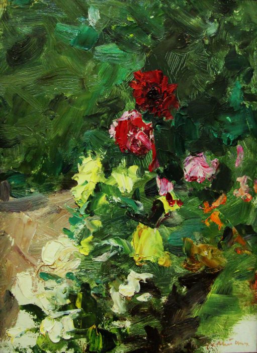 Владимир Гремитских. Цветы из Никитского Ботанического сада. 1963