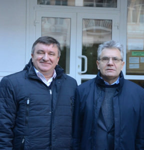 С президентом Российской Академии наук Александром Михайловичем Сергеевым, 5 марта 2018 г.